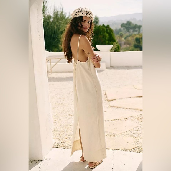 Free People Linen Maxi Dress - Picture 2 of 5